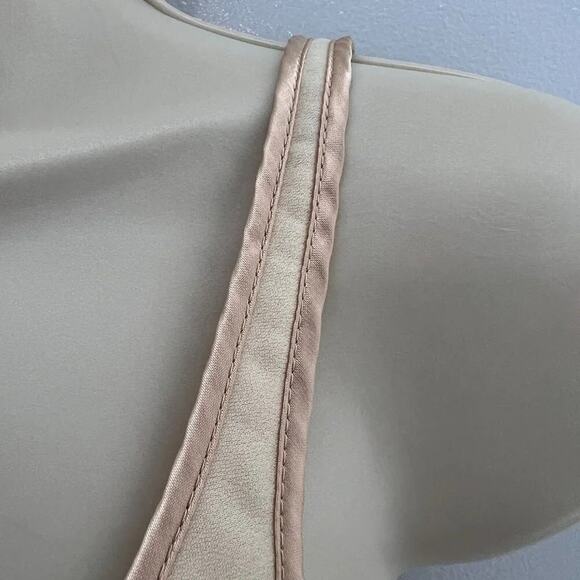 Vintage 70s Van Raalte for Gimbel's Coquette Soft Beige Wireless Bra Size 34B - Picture 2 of 8